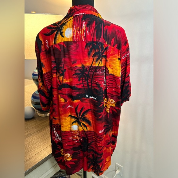 Aloha Hut Hawaii Sunset Hawaiian Shirt - Size XL - Picture 6 of 10